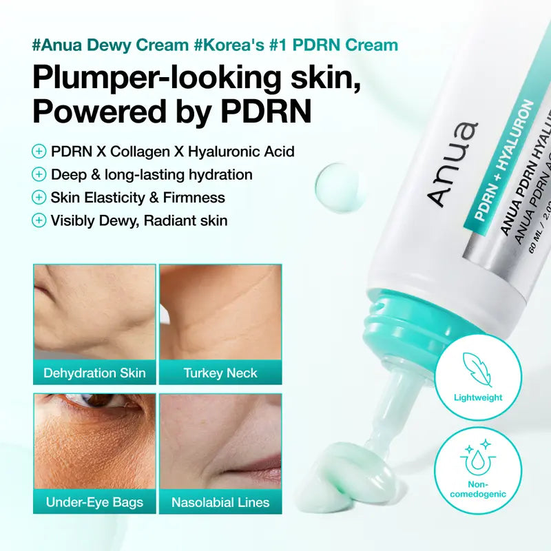 Ultimate Glass Skin Korean Skincare Bundle | PDRN Cream, Niacinamide Serum, Heartleaf Toner, Double Cleanse & Daily Hydration Kit