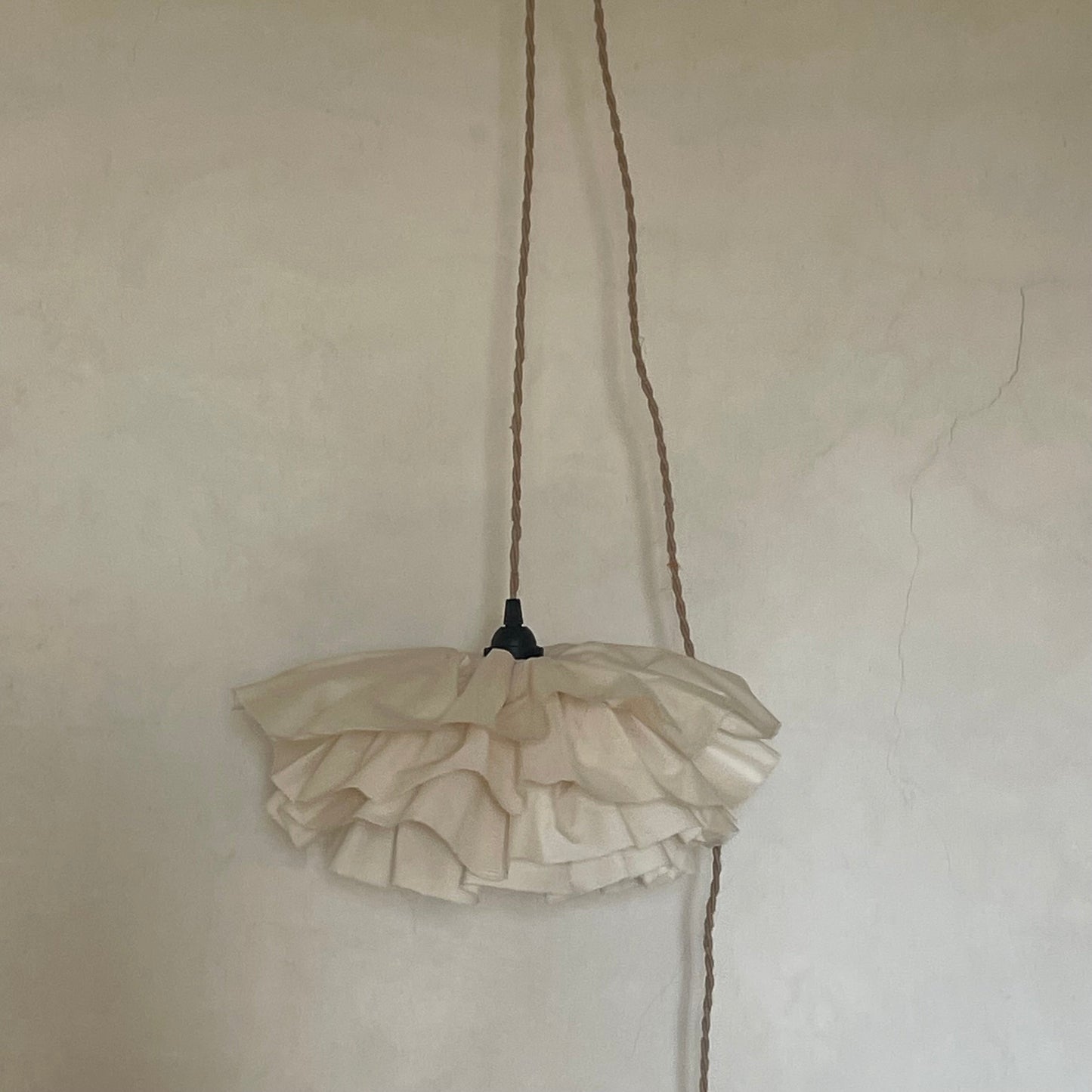 Lámpara BLOOM blanco seda